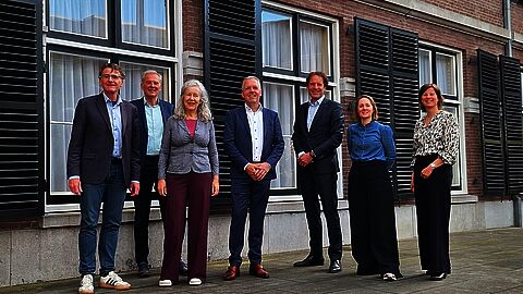 Groepsfoto leden Rekenkamer
